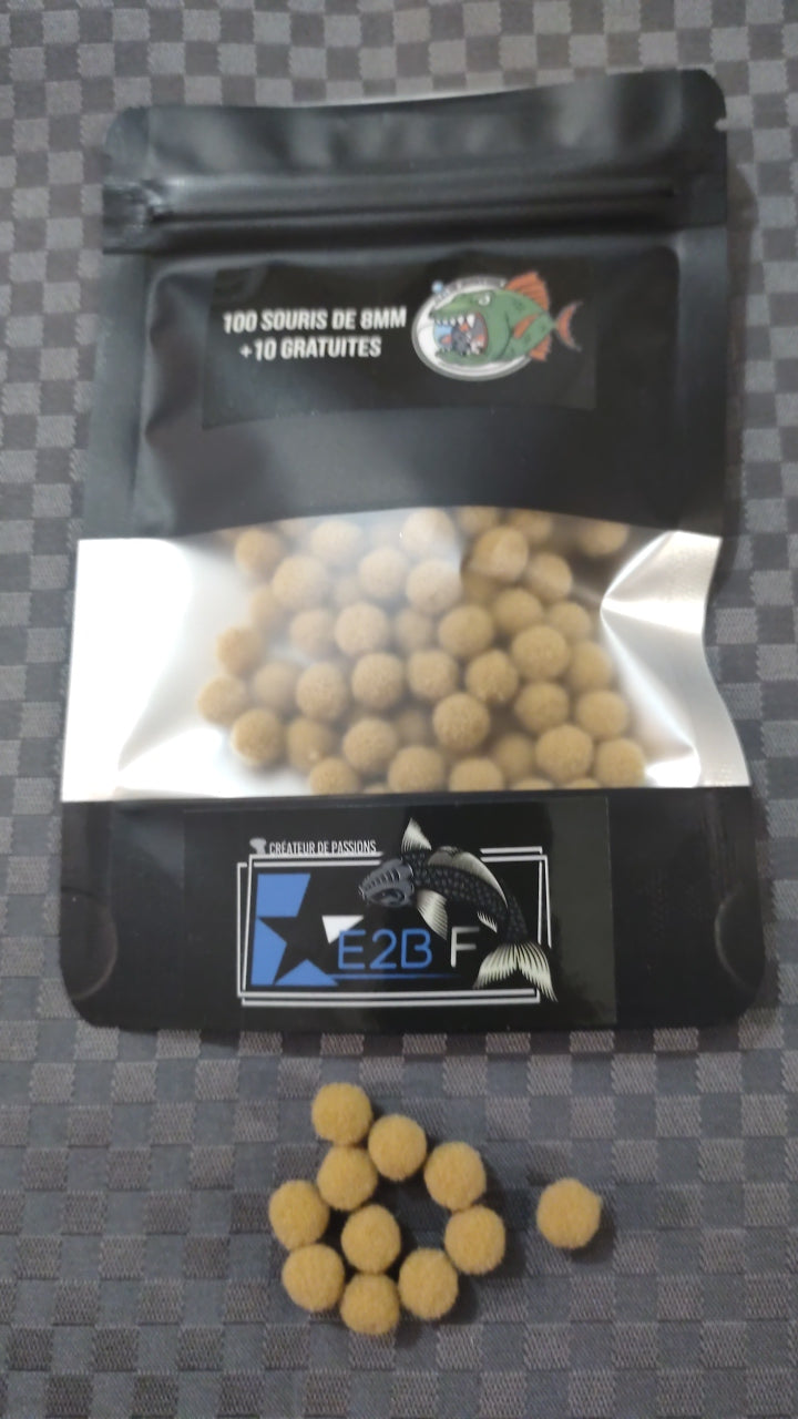 -Souris en 5 et 8 mm, quantité 100 + 10 gratuis